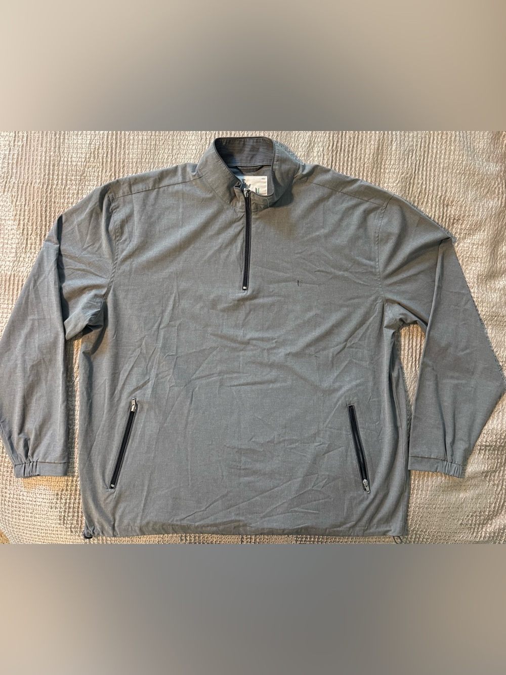Linksoul LS339 Men’s XXL Gray 1/4 Zip Golf Pullover Stretch Zip Pockets